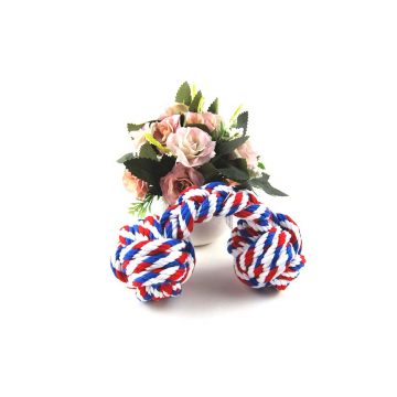 Pet Toy Cotton Rope Braided Shape Chew Toy